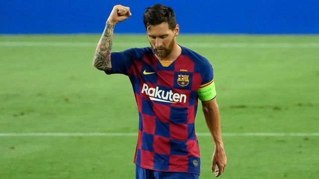 Messi pidió "inconformismo y éxitos" para renovar su contrato en el Barcelona.