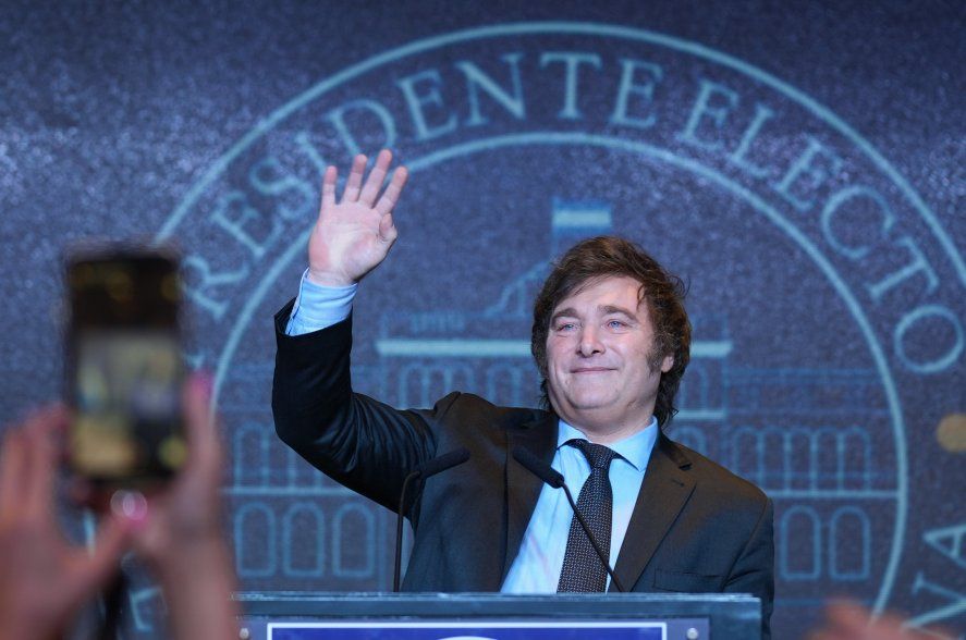 Javier Milei, el presidente electo de la República Argentina.