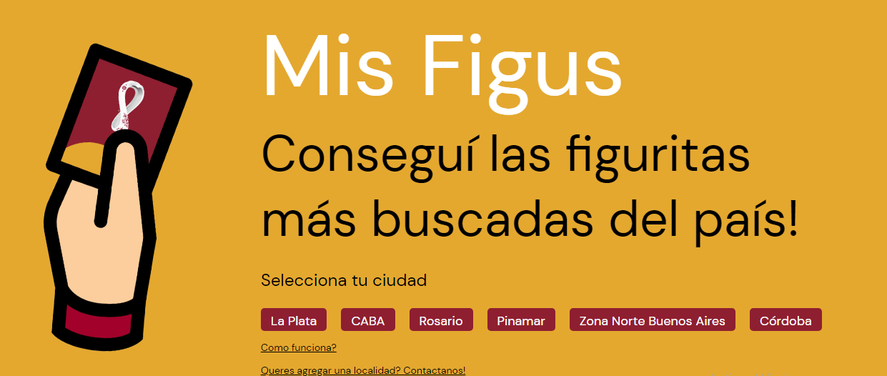 Dos platenses idearon una App para conseguir figuritas del mundial