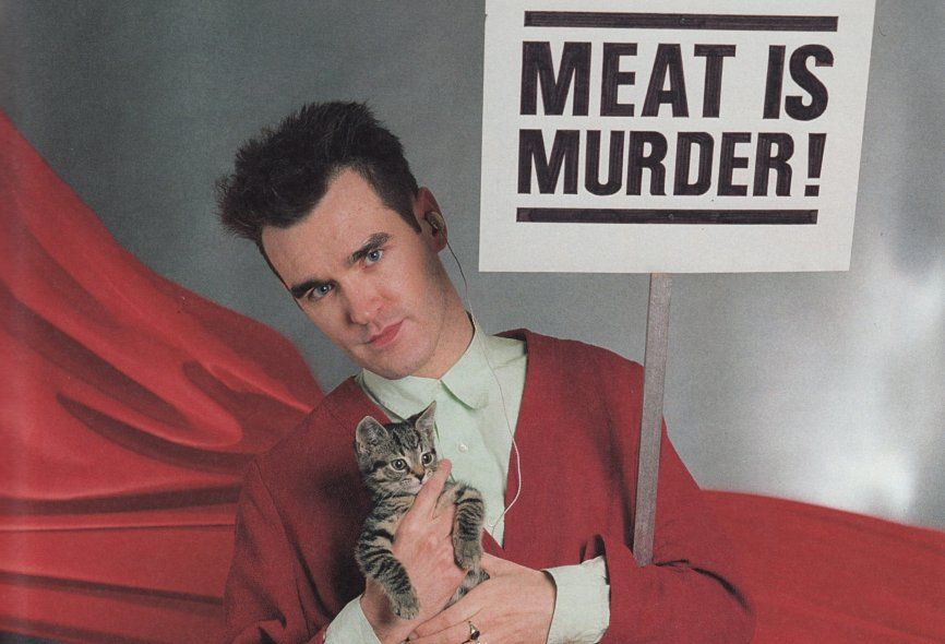 Morrissey y su ferviente amor hacia los animales.