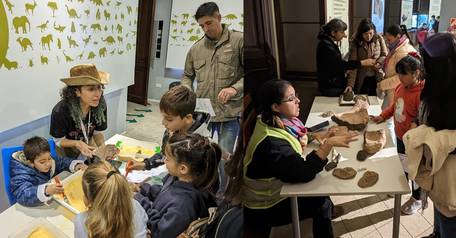 Los más pequeños explorando al pasado con información adaptada a su edad