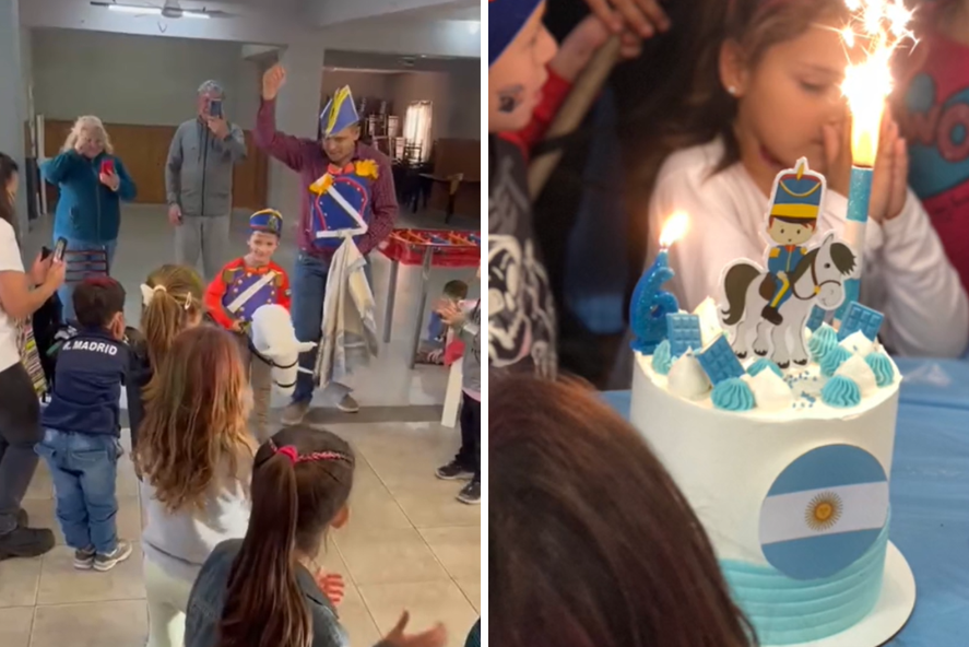 El video de una usuaria de TikTok se volvió viral al contar que su ahijado decidió celebrar su cumpleaños de 6 con temática del José de San Martín. El video de una usuaria de TikTok se volvió viral al contar que su ahijado decidió celebrar su cumpleaños de 6 con temática del José de San Martín.