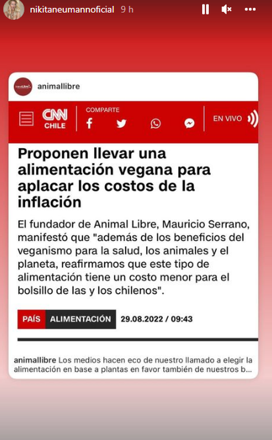 Nicole Neumann y una curiosa propuesta para bajar la inflación en el país