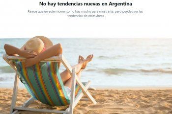 Durante varios minutos Twitter mostró una pantalla donde indicaba que no había tendencias en la red social. 