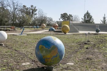 almirante brown: construyen el primer parque astronomico de la provincia 