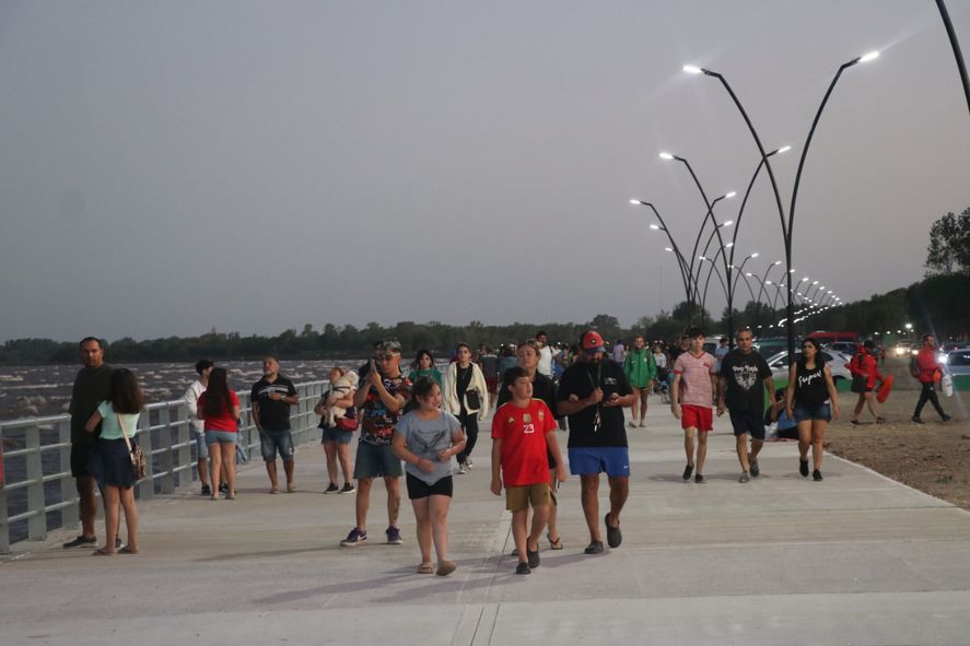 Así es el nuevo paseo costero en Punta Lara.