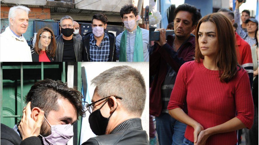 Algunas imágenes de la grabación de la nueva tira de Polka