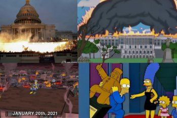 Como ya es costumbre, los hechos de ayer en el Capitolio de los Estados Unidos habían sucedido hace años en Los Simpsons. 