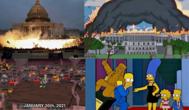 Otra vez, Los Simpsons predijeron el lío en Estados Unidos