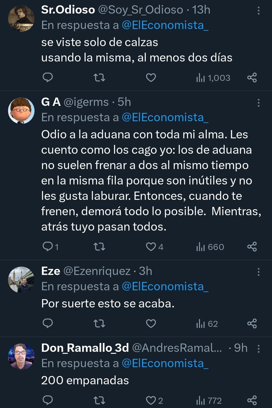 Reacciones en redes sociales a la noticia del 