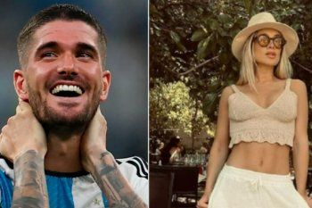 Rodrigo De Paul y Camila Homs en pie de guerra