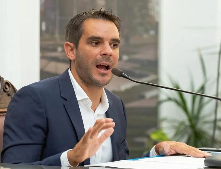 El actual intendente de San Nicolás, Manuel Passaglia