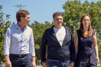 Diego Santilli será el candidato del PRO en la provincia de Buenos Aires. María Eugenia Vidal faltó a su lanzamiento.