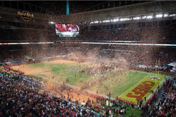 Mejores tiempos para la final de Superbowl. Cuando no existía la Pandemia de Coronavirus 