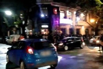 La esquina de los disturbios anoche en la zona de La Plata que un medio gráfico histórico denominó Soho, a imitación de Palermo en la ciudad de Buenos Aires y que provocó burlas en redes