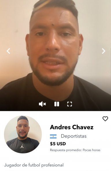 Andrés Chávez, un jugador cuyo mensaje es bastante más económico que el de Weigandt