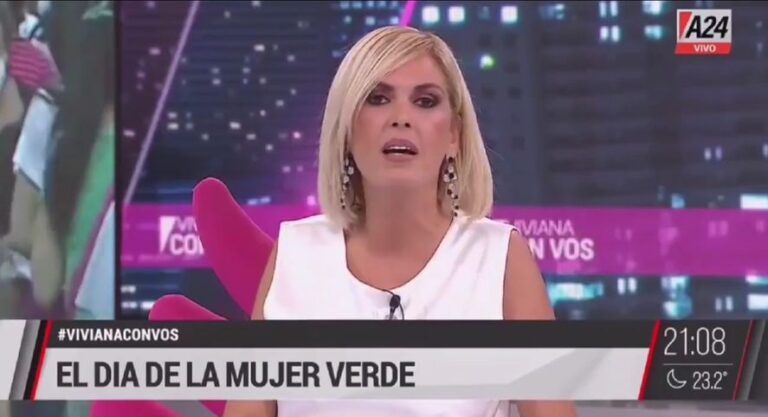 Viviana Canosa recomendó “darse un baño” a las mujeres de la marcha 8M