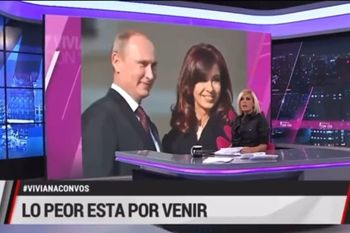 viviana canosa insinuo que cristina kirchner desea a vladimir putin