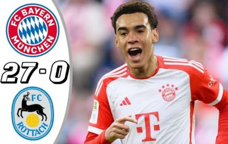 En un amistoso Bayern Munich humilló al humilde Rottach-Egern 27 a 0