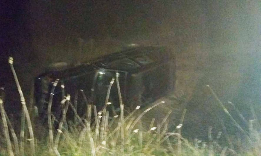 Según informaron fuentes oficiales, Ricardo Iorio, cantante y fundador de las bandas V8, Hermética y Almafuerte, iba al volante de una Jeep y perdió el control de la misma.