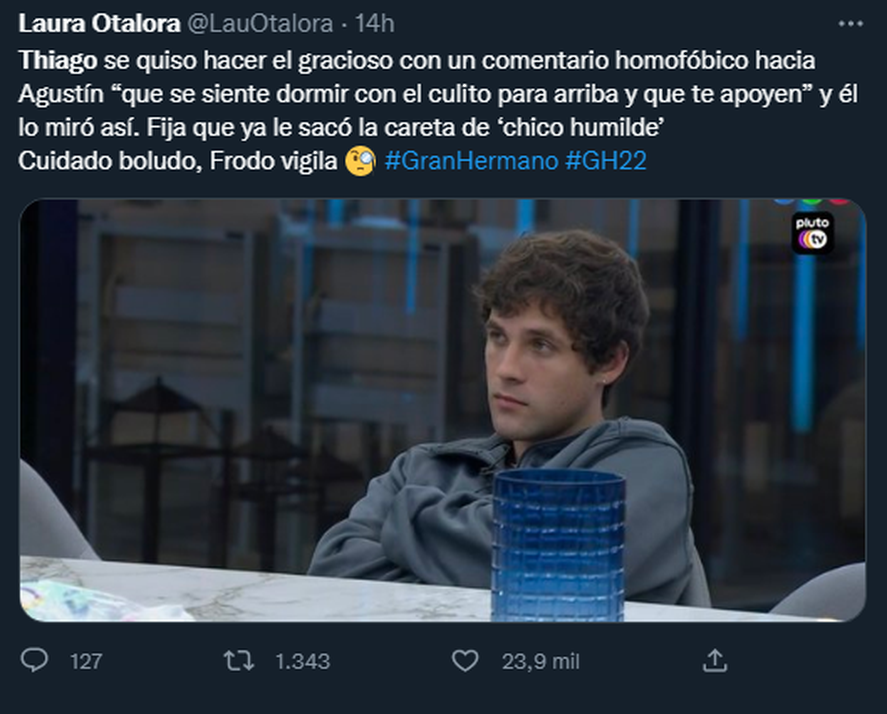 Agustín fue acosado por Thiago mientras dormía