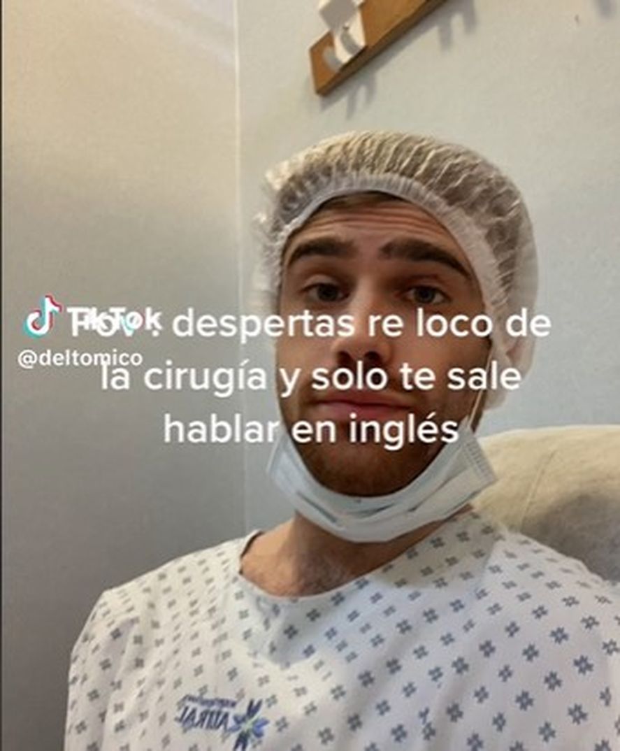 El joven viral en TikTok y las consecuencias de la anestesia.