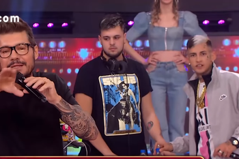con la presencia de l-gante, tinelli pudo subir el rating