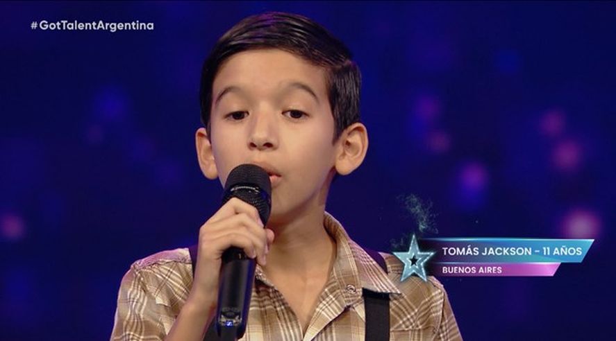 En la noche del domingo, Tomás Jackson se presentó a Got Talent Argentina y emocionó al jurado del programa de Telefé. 