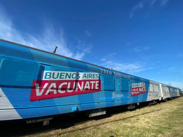 El tren sanitario llega a Bahía Blanca