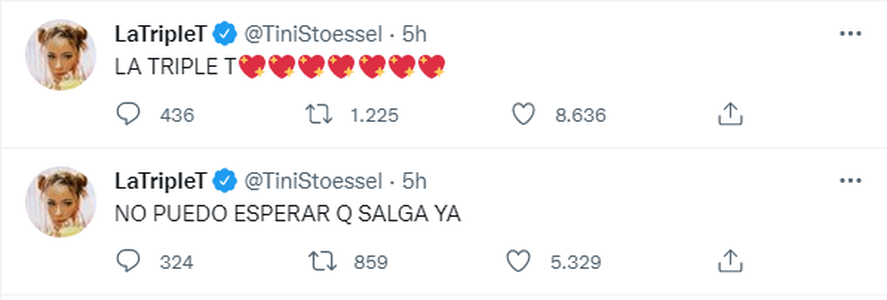 Este jueves sale el nuevo tema de Tini Stoessel y ya hay un adelanto en las redes