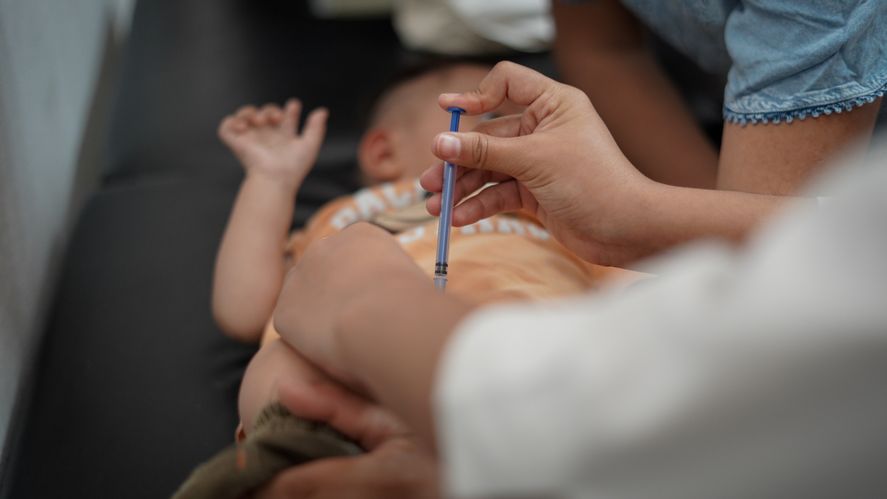La campaña de vacunación contra sarampión, rubéola, paperas y polio está destinada a niños de 13 meses a 4 años.