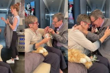 Video Viral: cada semana le vuelve a proponer matrimonio a su esposa con Alzheimer, que no recuerda que ya están casados