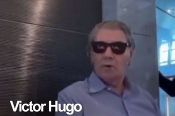 intento de escrache a victor hugo morales dejo al agresor en ridiculo