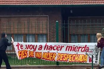 nunca te fies de una mujer despechada: cartel viral contra un infiel