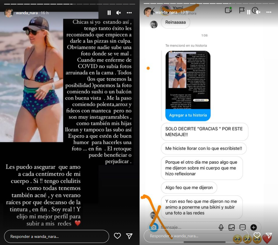 Wanda Nara publicó un descargo en su cuenta de Instagram