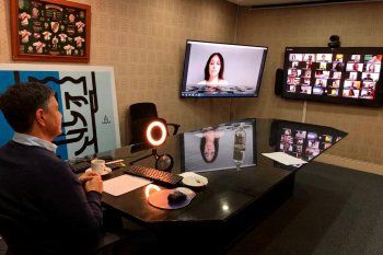 Jorge Macri y María Eugenia Vidal muestran unidad en el zoom con intendentes