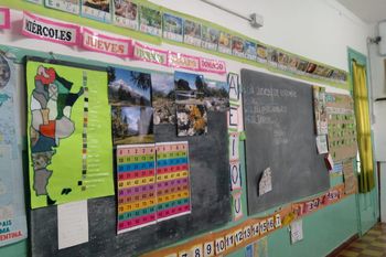 Los internos donaron dos mapas y 40 abecedarios en braille