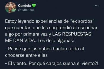 viral: el hilo de twitter sobre experiencias de ex-sordos que escuchan por primera vez