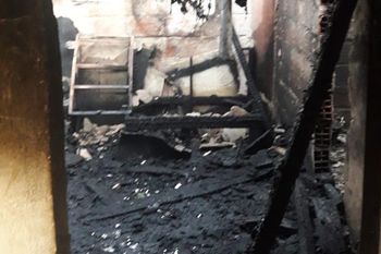 la plata: incendio la casa de la actual pareja de su ex