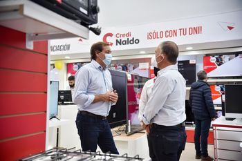 Julio Garro destacó el empleo que generó Naldo