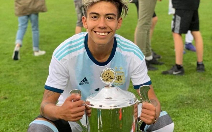 Darío Sarmiento en su paso por las selecciones juveniles.