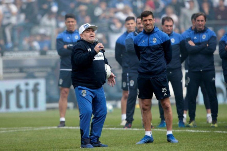 Diego Maradona y Lucas Licht