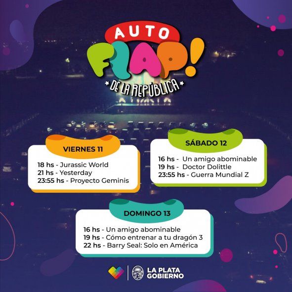 Con un descuento del 20%, las entradas por vehículo para las películas del autocine de La Plata salen $800