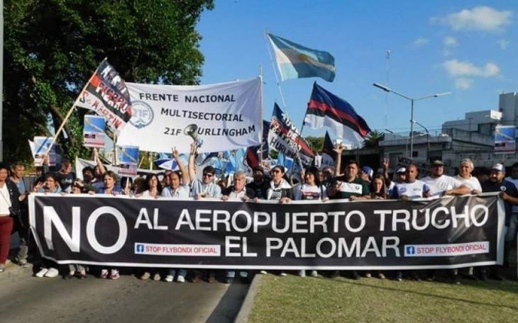 El reclamo de los vecinos contra el aeropuerto El Palomar