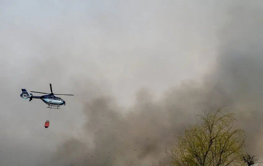 Hudson: Bomberos extinguieron el incendio en la costa