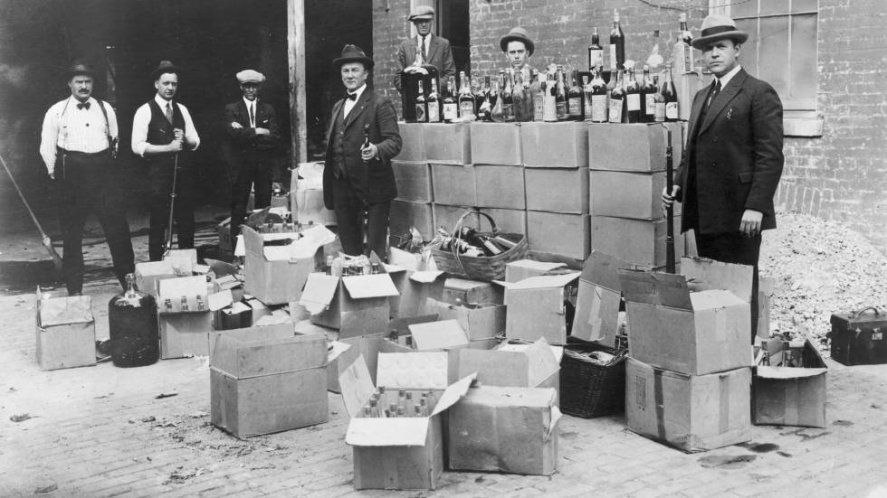 Estados Unidos durante los años locos de la década de 1920 Y la ley seca