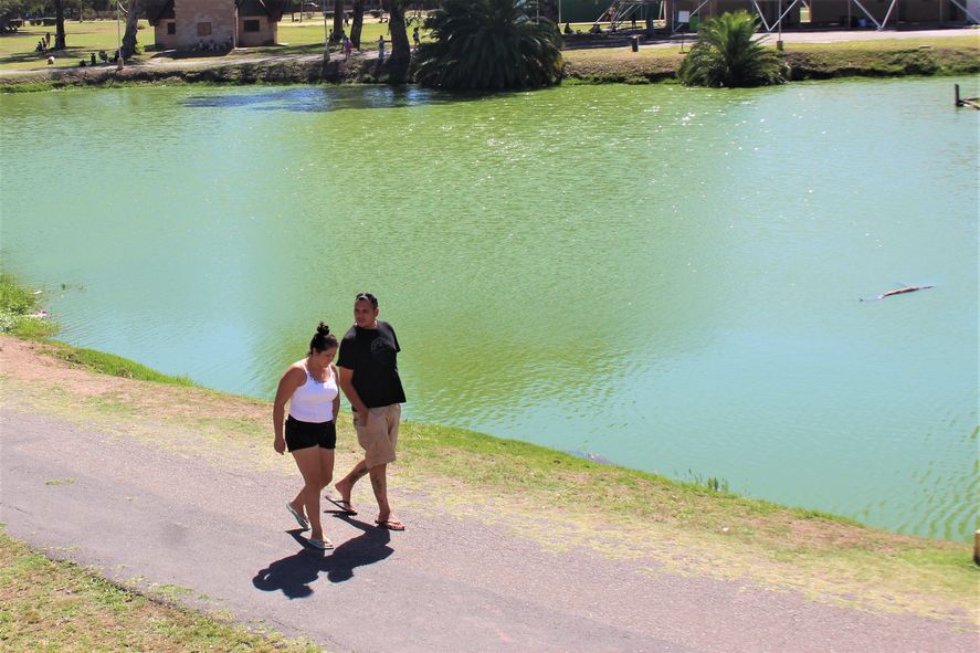 Caminatas al lado del lago o en alguna de sus plazas
