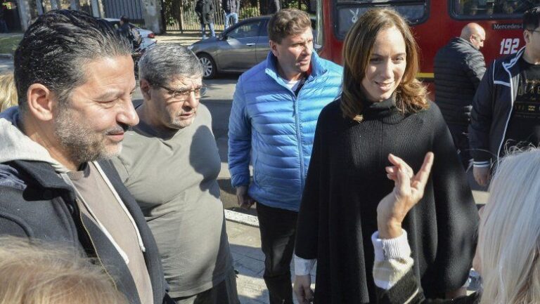 En plena rebelión de intendentes peronistas, Menéndez se mostró con Vidal en Merlo En plena rebelión de intendentes peronistas, Menéndez se mostró con Vidal en Merlo
