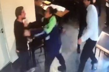 violenta pelea de dos abogados en mar del plata por una estafa