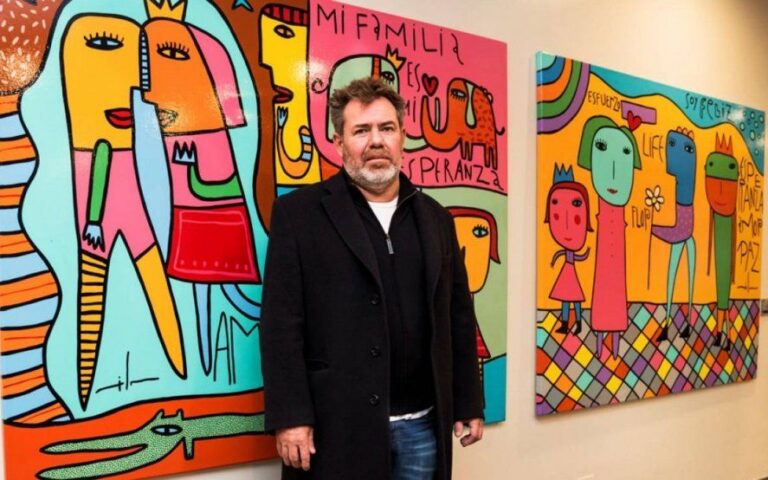 Con una muestra especial para los más chicos, Milo Lockett llega al museo de la Catedral platense